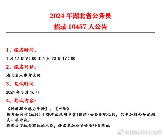 湖北公务员最新动态全面解读