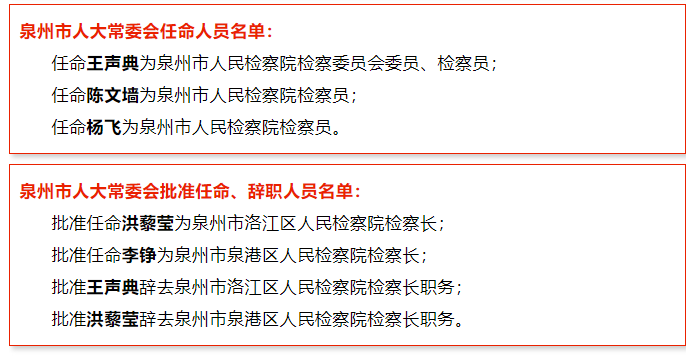 泉州市劳动和社会保障局人事任命重塑未来，激发新动能活力